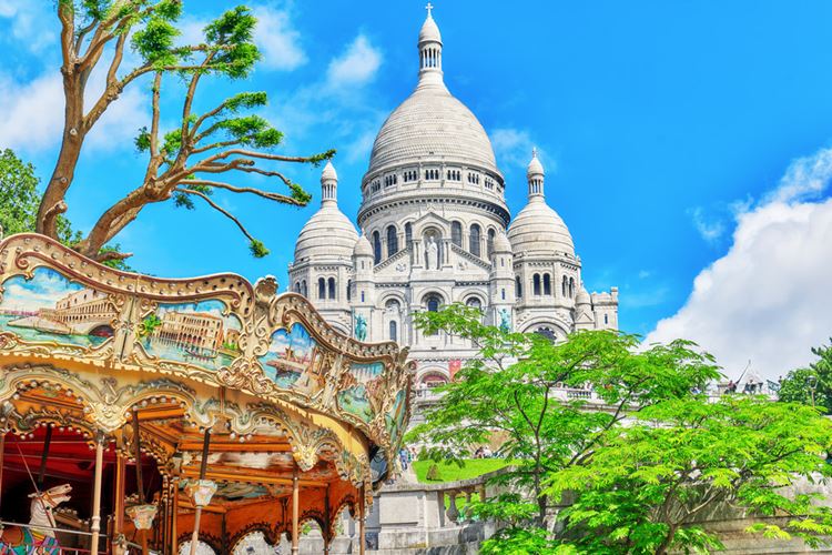 Poznávací zájezd do Paříže - slavný romantický kopec Montmartre